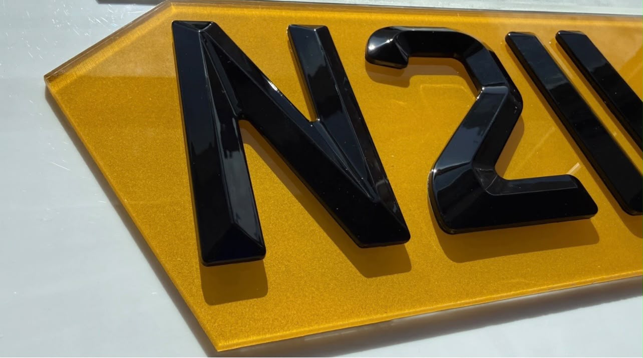 Hex Plates (Lamborghini-style)